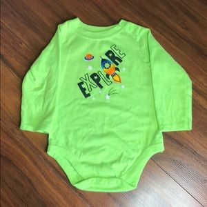 🛎 Garanimals Space Onesie Neon Green (SALE!) (12 Months)